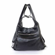Шкіряна сумка Sabina 01, чорна - Шкіряна сумка Sabina 01, чорна