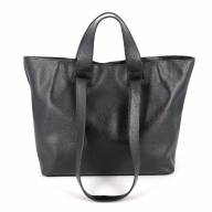 Шкіряна сумка Eva 03, чорна - Шкіряна сумка Eva 03, чорна