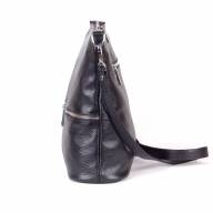Шкіряна сумка Felice 01, чорна - Шкіряна сумка Felice 01, чорна