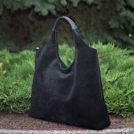 Шкіряна сумка Bellis 01, чорна - Шкіряна сумка Bellis 01, чорна