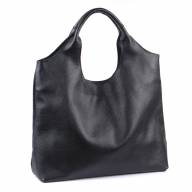 Кожаная сумка Bellis 01, черная - Кожаная сумка Bellis 01, черная