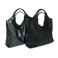 Шкіряна сумка Bellis 01, чорна - Шкіряна сумка Bellis 01, чорна