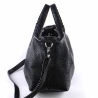 Шкіряна сумка Liberty 01, чорна - Шкіряна сумка Liberty 01, чорна