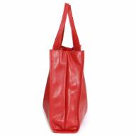 Кожаная сумка CITY 05, красная - Кожаная сумка CITY 05, красная