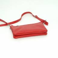 Кожаная сумка Sereno 04, красная - Кожаная сумка Sereno 04, красная
