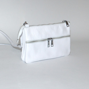 Шкіряна сумка Sereno 06, біла