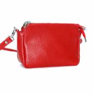 Кожаная сумка Donna 03, красная - Кожаная сумка Donna 03, красная