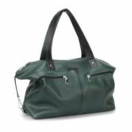 Кожаная сумка Grande 05, зеленая - Кожаная сумка Grande 05, зеленая