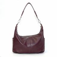 Шкіряна сумка Emilia 03, виноградна - Шкіряна сумка Emilia 03, виноградна