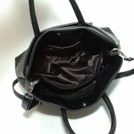 Шкіряна сумка Amaro 01, чорна - Шкіряна сумка Amaro 01, чорна