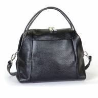 Шкіряна сумка Margo 03, чорна - Шкіряна сумка Margo 03, чорна