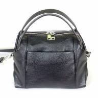 Кожаная сумка Margo 03, черная - Кожаная сумка Margo 03, черная