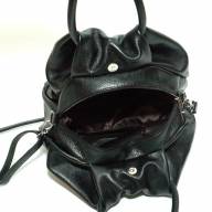 Шкіряна сумка Piccante 02, чорна - Шкіряна сумка Piccante 02, чорна