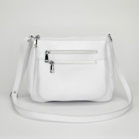 Шкіряна сумка Gloria 03, біла