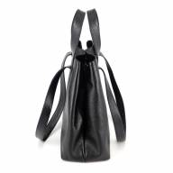 Кожаная сумка Eva 03, черная - Кожаная сумка Eva 03, черная