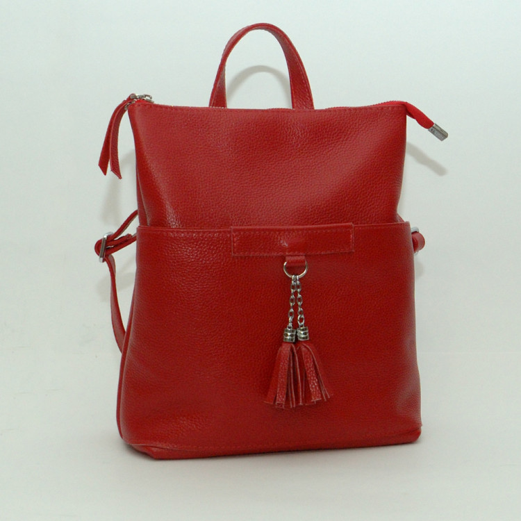 Кожаный рюкзак Latino 01, красный