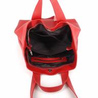 Кожаная сумка Eva 04, красная - Кожаная сумка Eva 04, красная