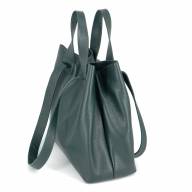 Кожаная сумка Eva 08, зеленая - Кожаная сумка Eva 08, зеленая