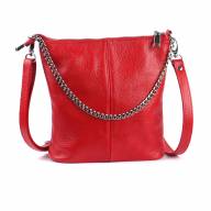 Кожаная сумка Lori 05, красная - Кожаная сумка Lori 05, красная
